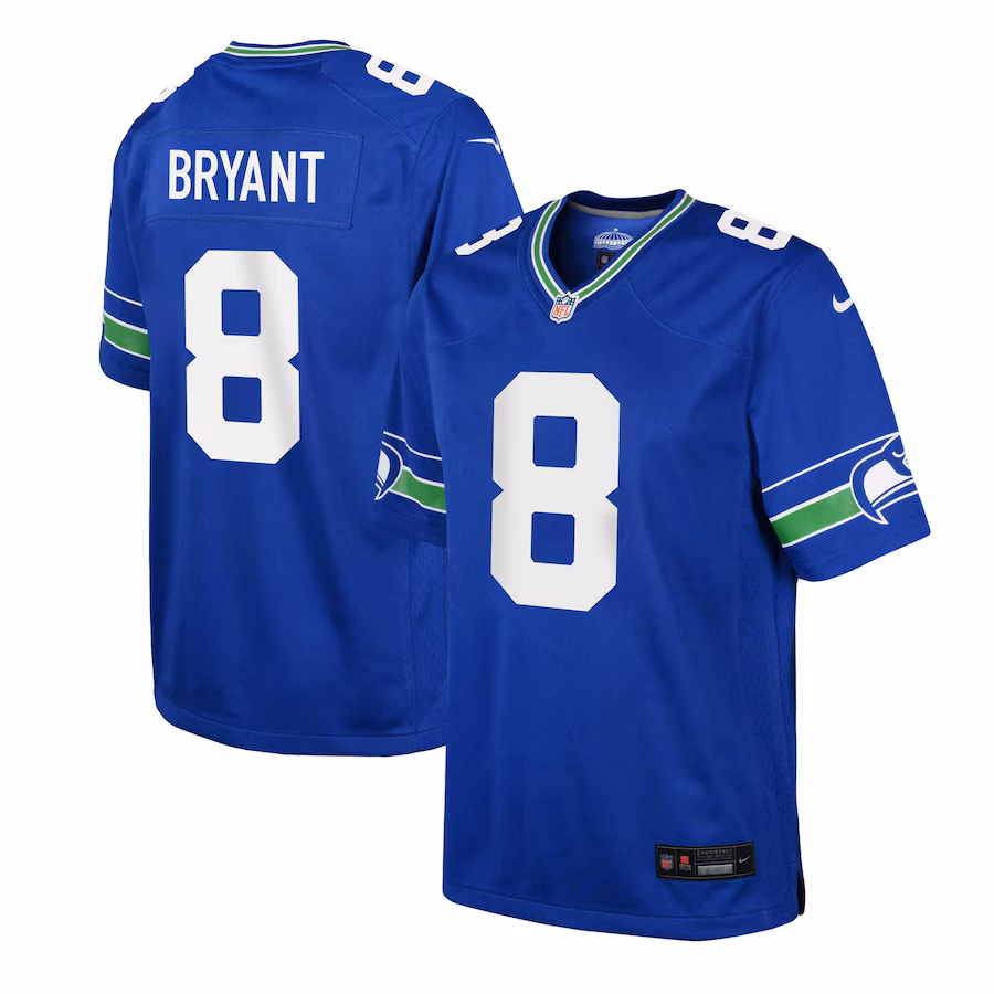 Youth Seattle Seahawks Coby Bryant Nike Royal Alternate Player Game Jersey