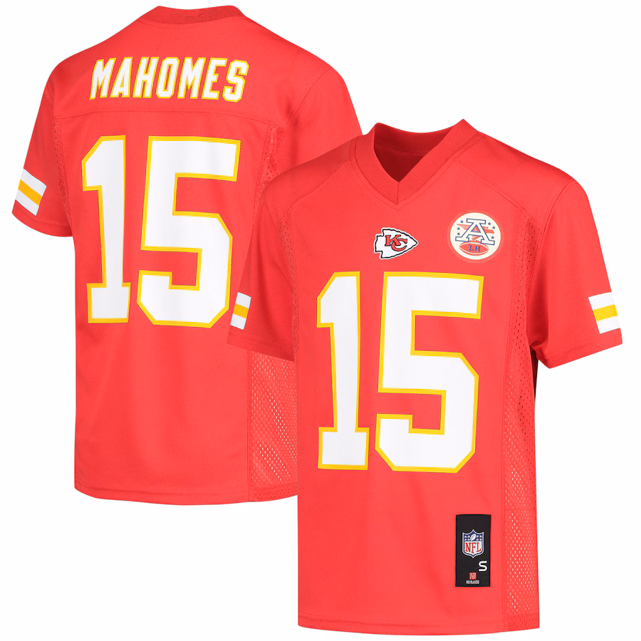 Youth Kansas City Chiefs Patrick Mahomes Red Replica Player Jersey