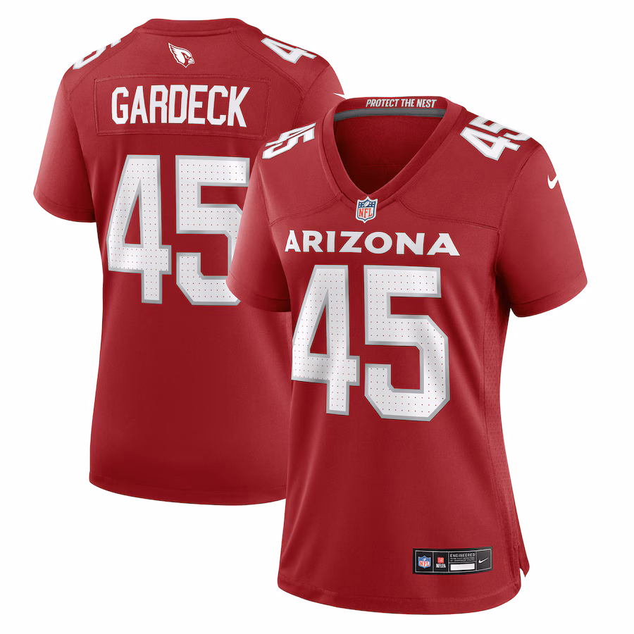 Women's Arizona Cardinals Dennis Gardeck Nike Cardinal Game Jersey