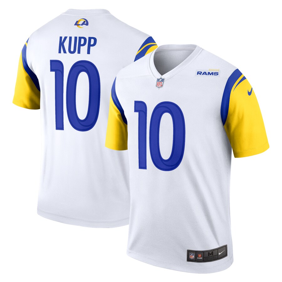 Men's Los Angeles Rams Cooper Kupp Nike White Alternate Legend Player Performance Top