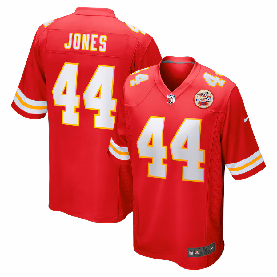 Men's Kansas City Chiefs Cam Jones Nike Red Game Jersey