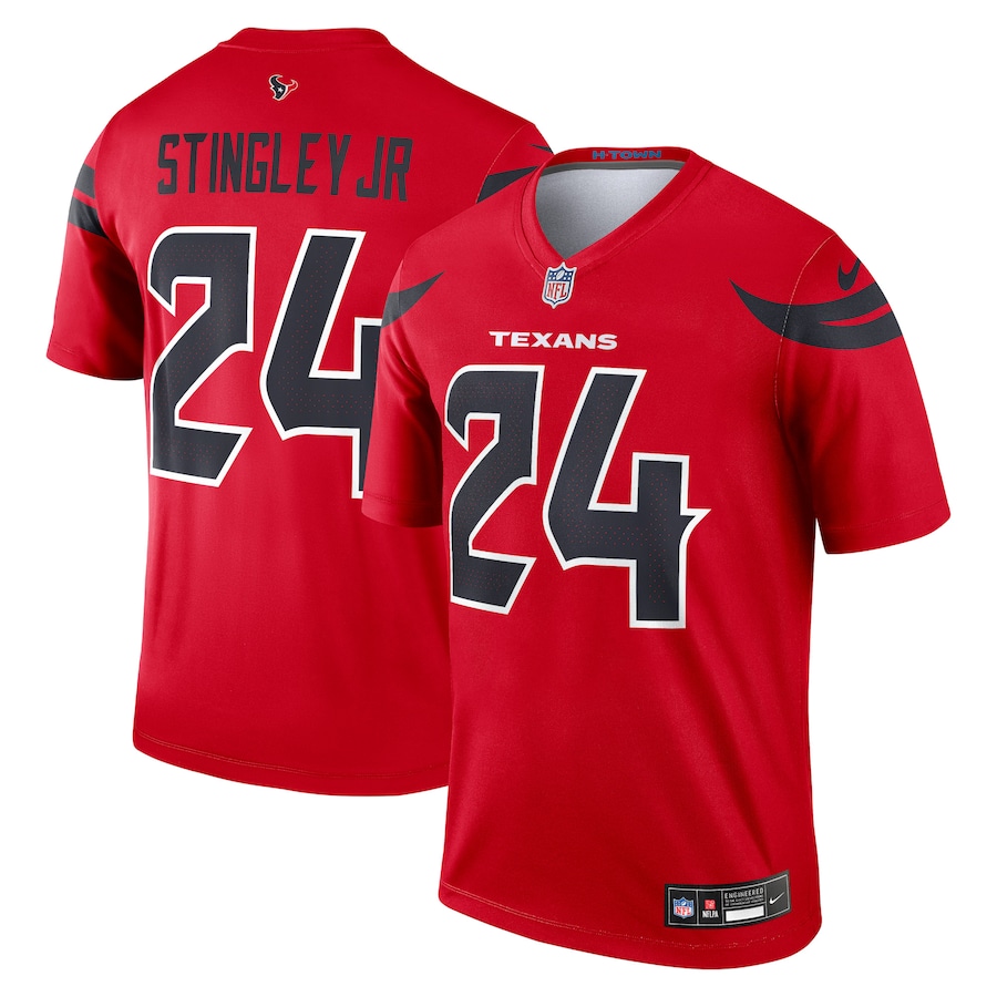 Men's Houston Texans Derek Stingley Jr. Nike Red Alternate Legend Player Performance Top