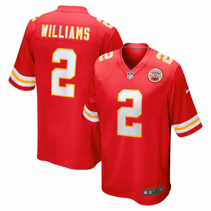 Men's Kansas City Chiefs Joshua Williams Nike Red Game Jersey