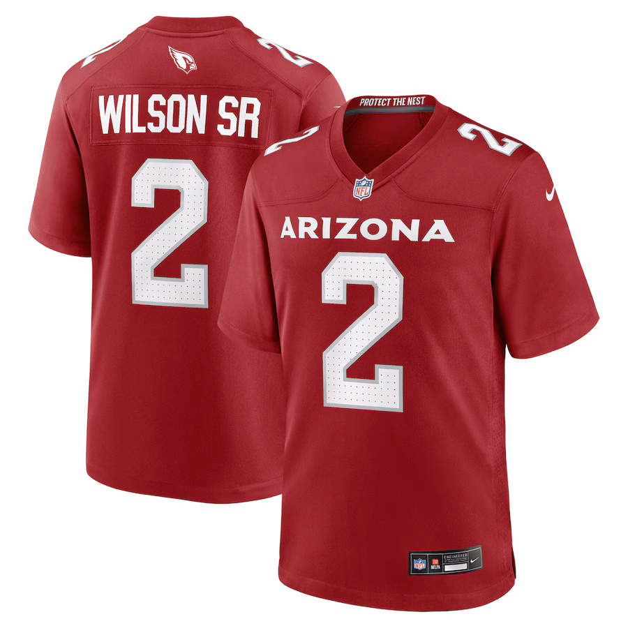 Men's Arizona Cardinals Mack Wilson Sr. Nike Cardinal Team Game Jersey