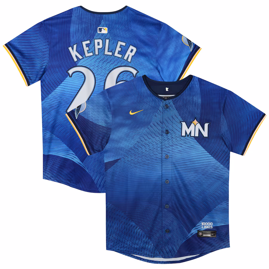 Preschool Minnesota Twins Max Kepler Nike Royal 2024 City Connect Limited Jersey