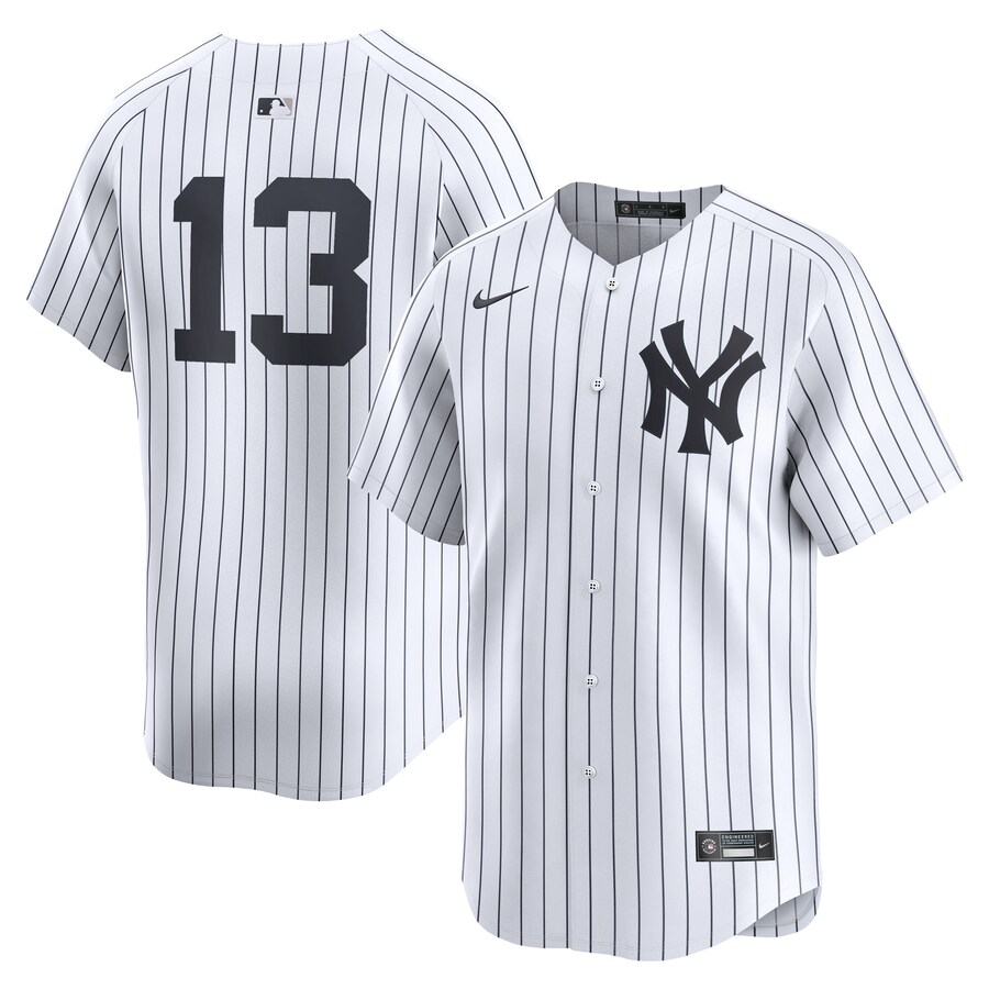 Men's New York Yankees Jazz Chisholm Jr. Nike White Home Limited Player Jersey