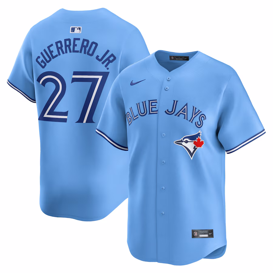 Men's Toronto Blue Jays Vladimir Guerrero Jr. Nike Powder Blue Alternate Limited Player Jersey