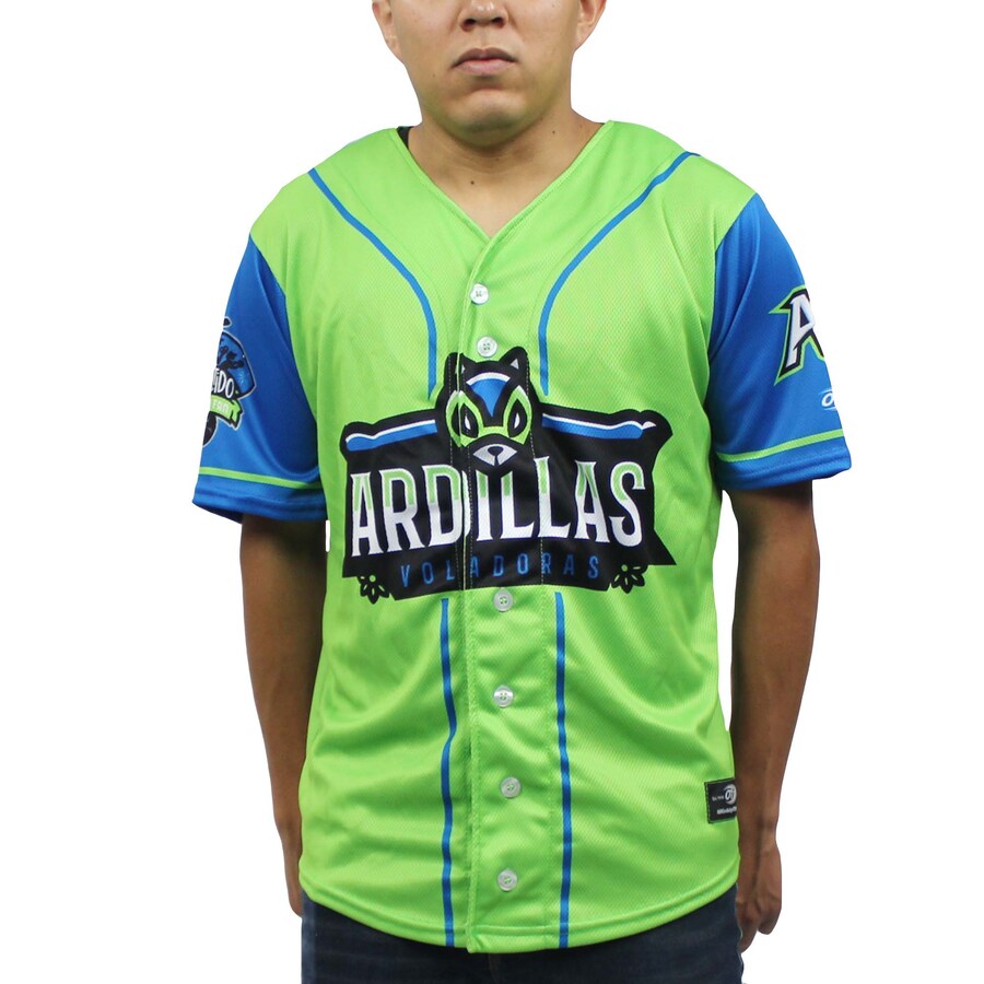 Men's Richmond Flying Squirrels Green/Blue Copa Replica Jersey