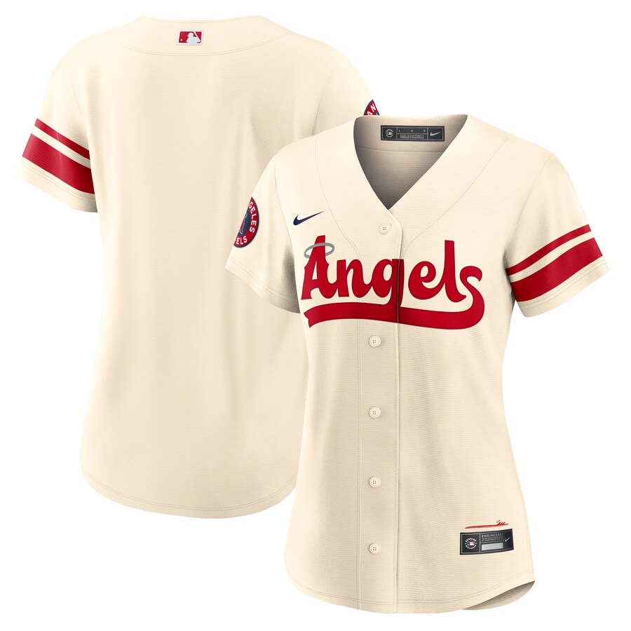 Women's Los Angeles Angels Nike Cream City Connect Replica Team Jersey