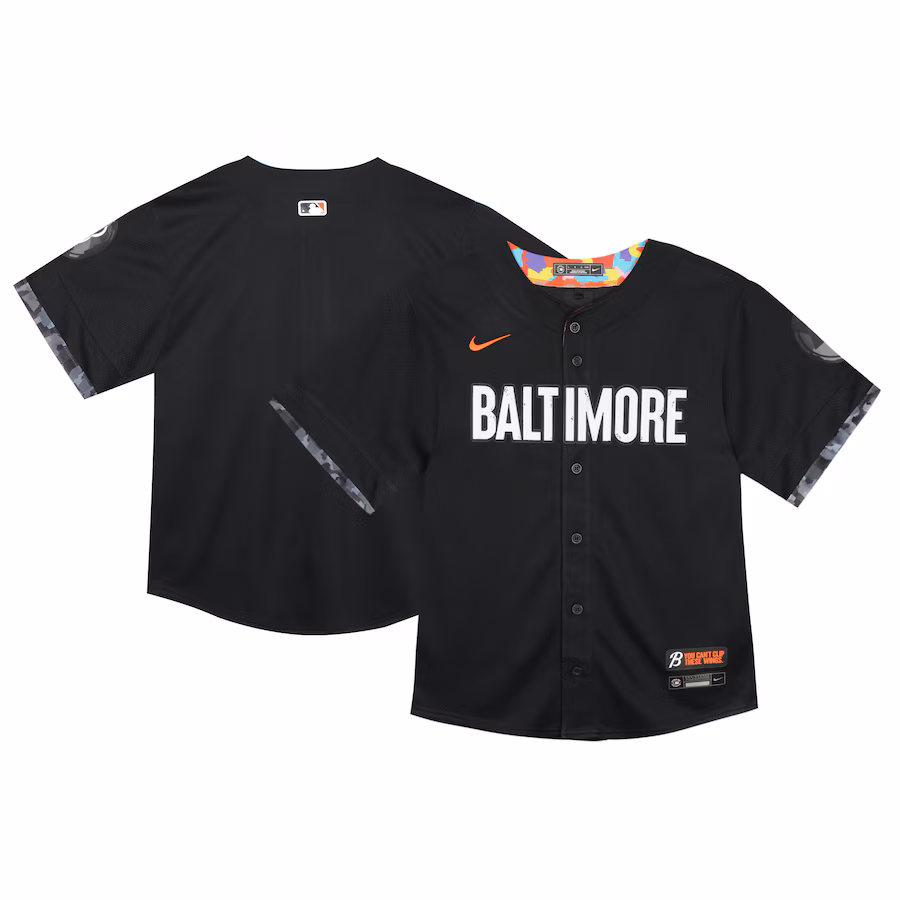Toddler Baltimore Orioles  Nike Black City Connect Limited Jersey
