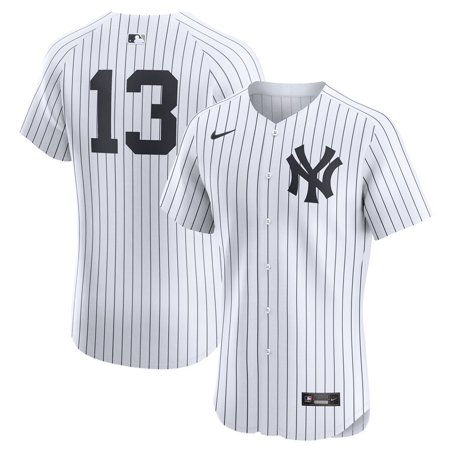Men's New York Yankees Jazz Chisholm Jr. Nike White Home Elite Player Jersey