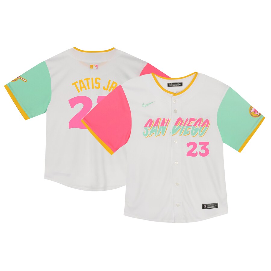 Toddler San Diego Padres Fernando Tatis Jr. Nike White City Connect Limited Player Jersey