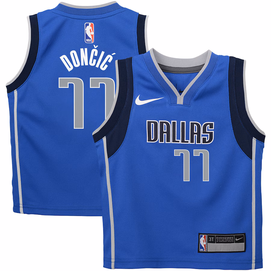 Toddler Dallas Mavericks Luka Dončić Nike Blue Swingman Player Jersey - Icon Edition