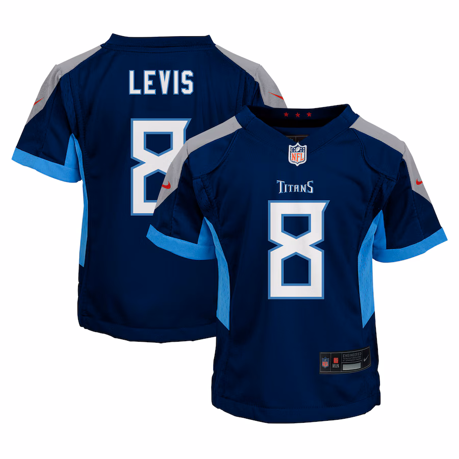Toddler Tennessee Titans Will Levis Nike Navy Game Jersey
