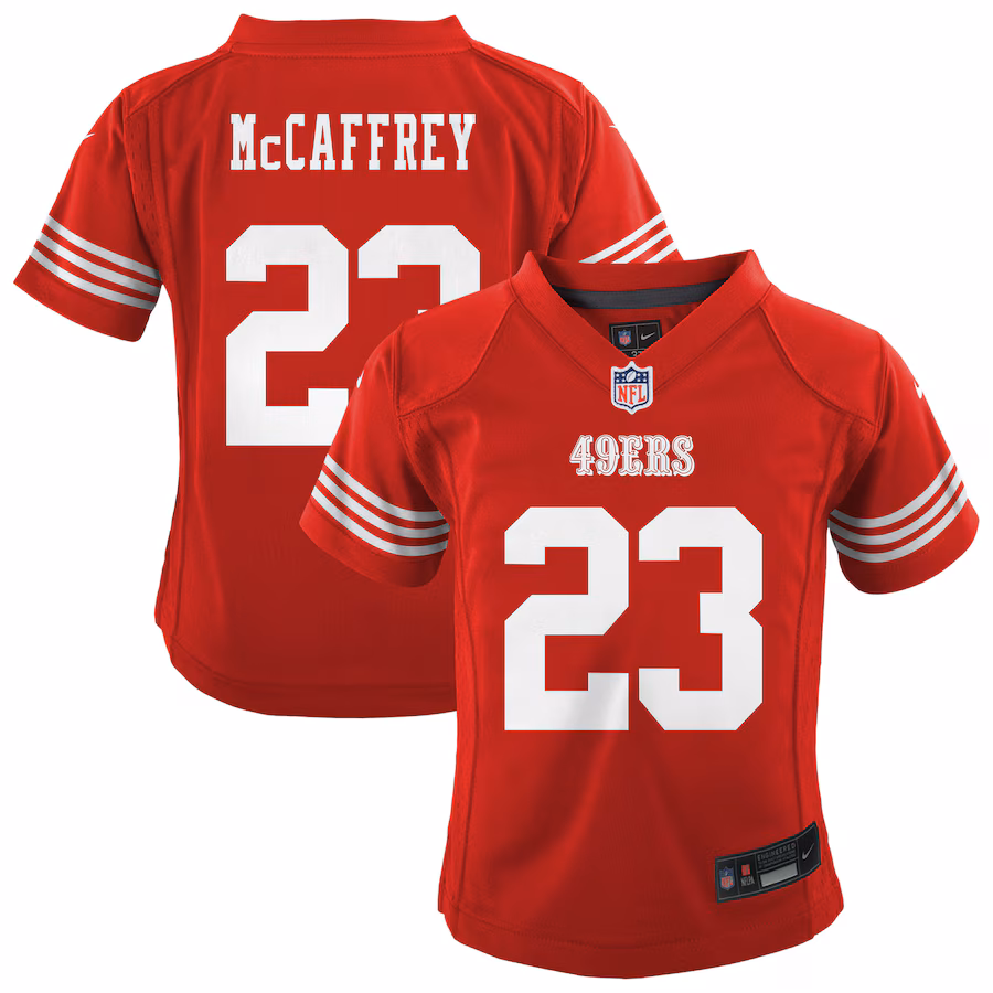 Toddler San Francisco 49ers Christian McCaffrey Nike Scarlet Game Jersey