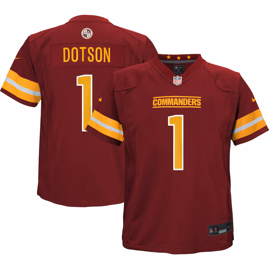 Preschool Washington Commanders Jahan Dotson Nike Burgundy Game Jersey