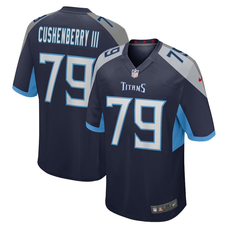 Men's Tennessee Titans Lloyd Cushenberry III Nike Navy Game Jersey