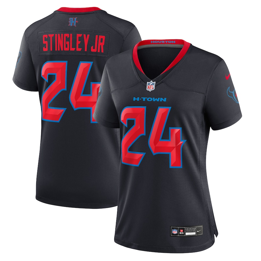 Women's Houston Texans Derek Stingley Jr. Nike Navy Alternate Game Jersey