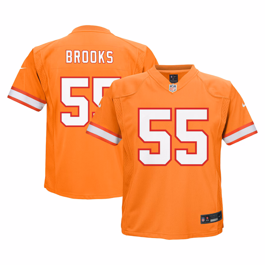 Toddler Tampa Bay Buccaneers Derrick Brooks Nike Orange Retired Player Game Jersey