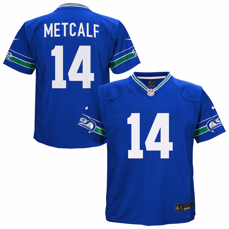 Toddler Seattle Seahawks DK Metcalf Nike Royal Game Jersey