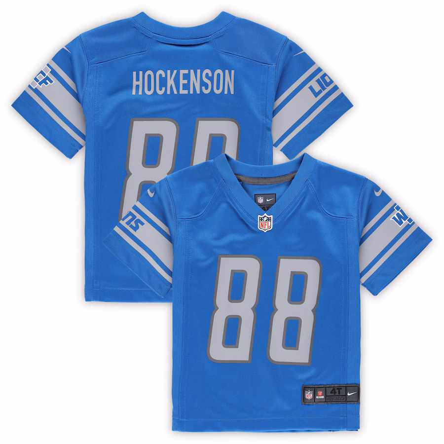 Toddler Detroit Lions T.J. Hockenson Nike Blue Game Jersey
