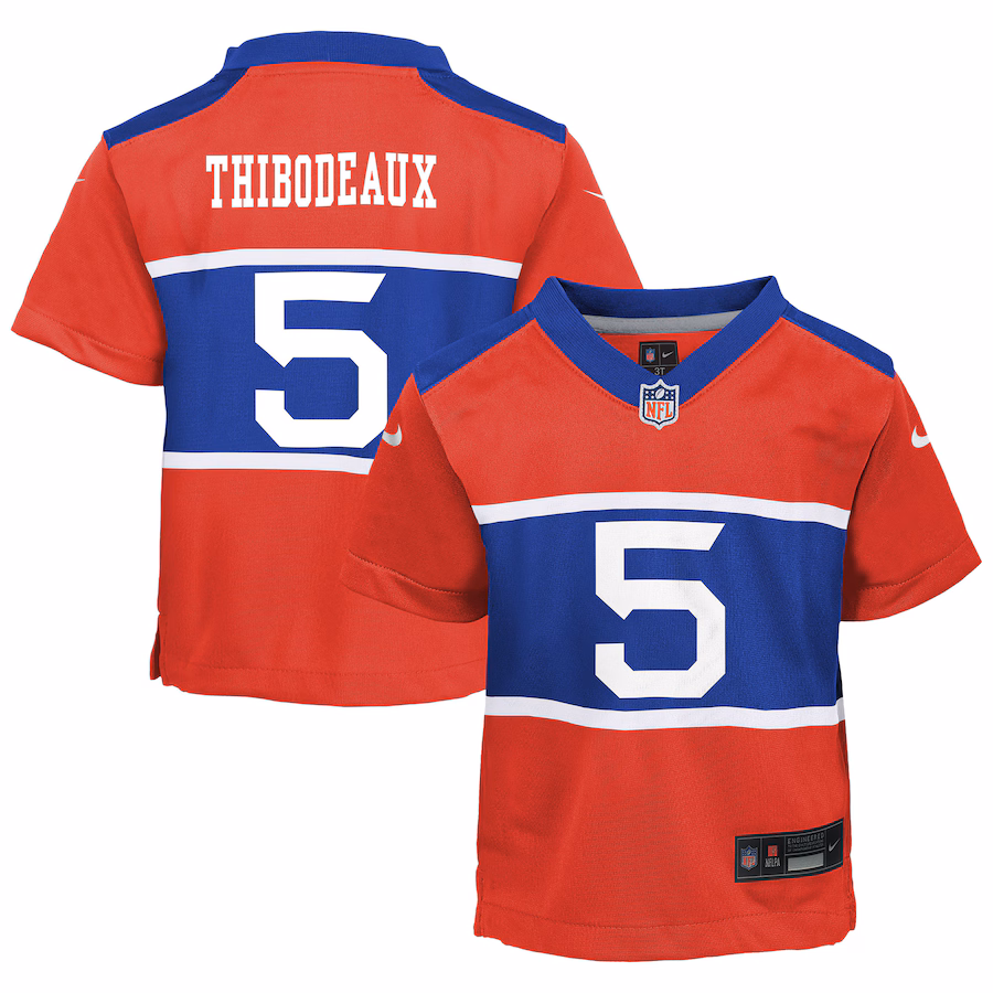 Toddler New York Giants Kayvon Thibodeaux Nike Century Red Alternate Player Game Jersey