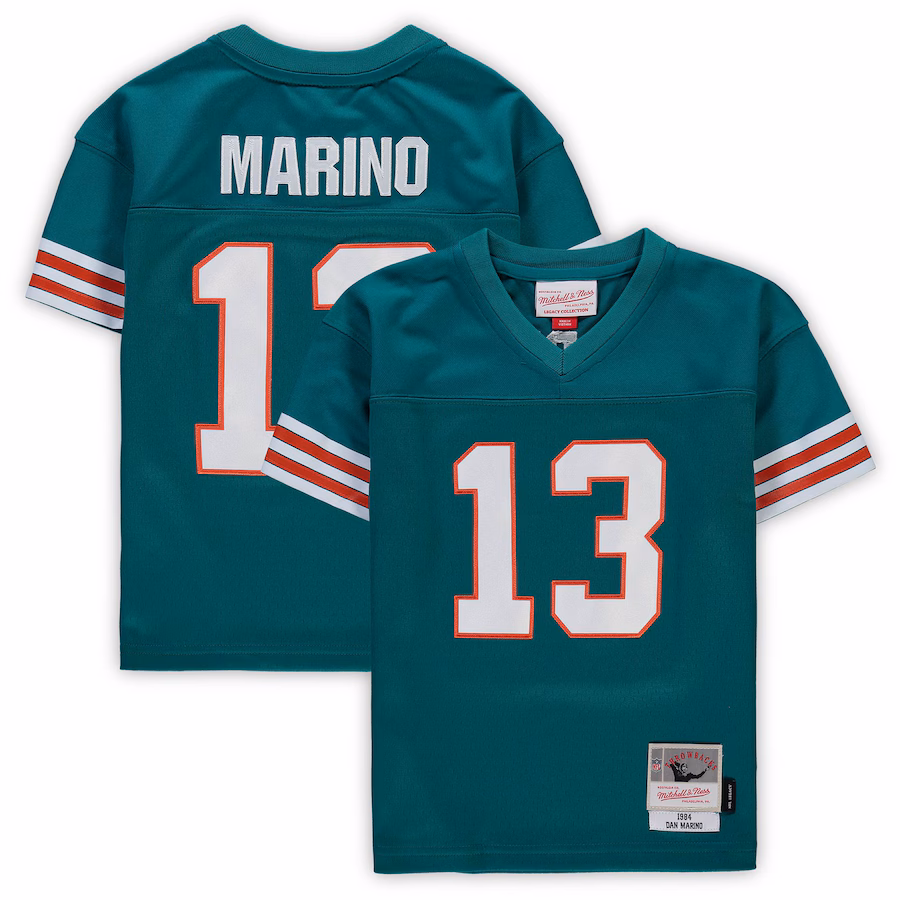 Preschool Miami Dolphins Dan Marino Mitchell & Ness Aqua 1984 Retired Legacy Jersey