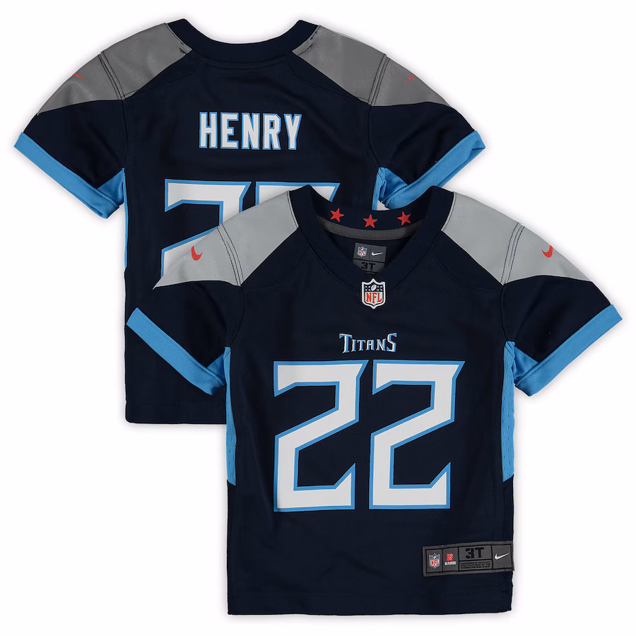 Toddler Tennessee Titans Derrick Henry Nike Navy Game Jersey