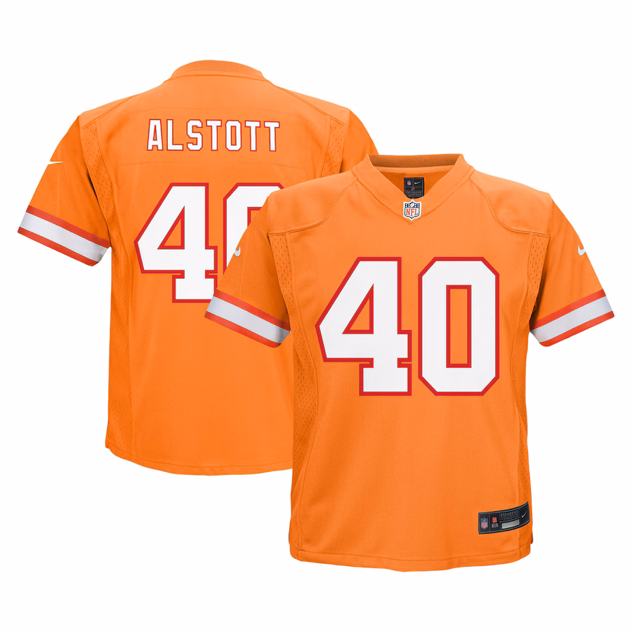Toddler Tampa Bay Buccaneers Mike Alstott Nike Orange Retired Player Game Jersey