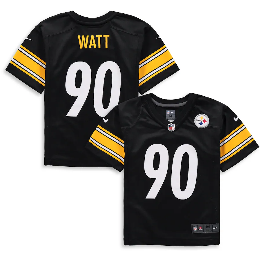 Preschool Pittsburgh Steelers T.J. Watt Nike Black Game Jersey