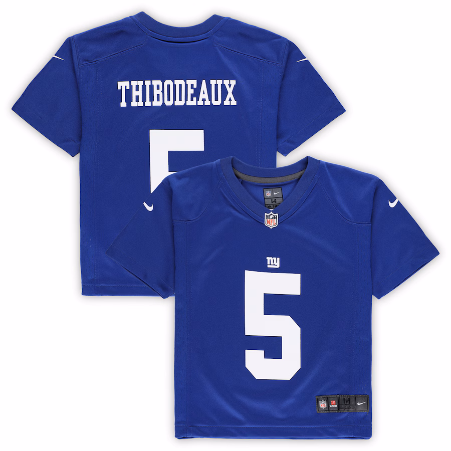 Preschool New York Giants Kayvon Thibodeaux Nike Royal Game Jersey