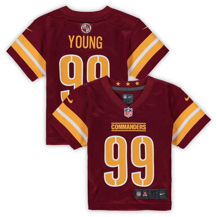 Toddler Washington Commanders Chase Young Nike Burgundy Game Jersey