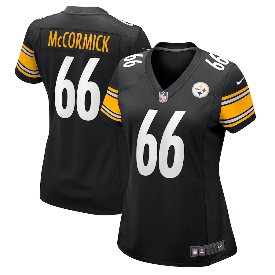 Women's Pittsburgh Steelers Mason McCormick Nike Black Game Jersey