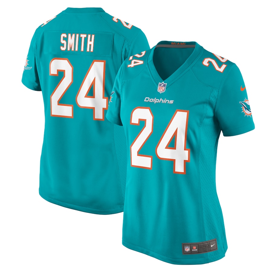 Women's Miami Dolphins Cam Smith Nike Aqua Game Jersey