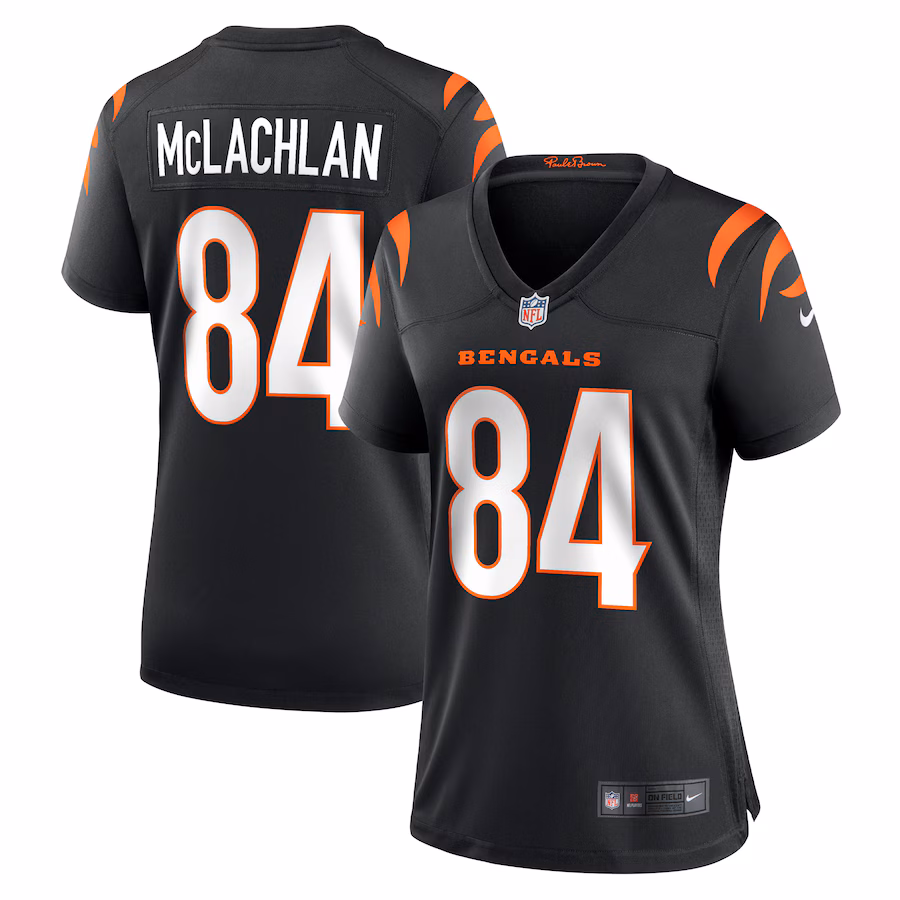 Women's Cincinnati Bengals Tanner McLachlan Nike Black Game Jersey