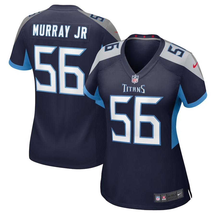 Women's Tennessee Titans Kenneth Murray Jr. Nike Navy Game Jersey