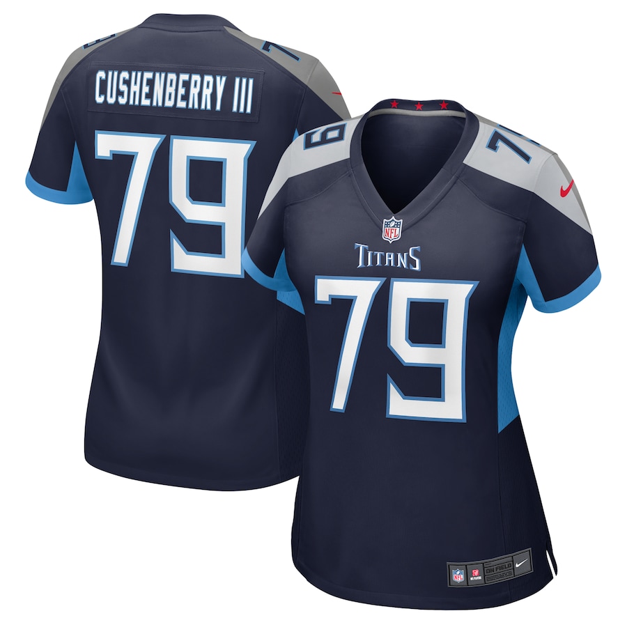 Women's Tennessee Titans Lloyd Cushenberry III Nike Navy Game Jersey
