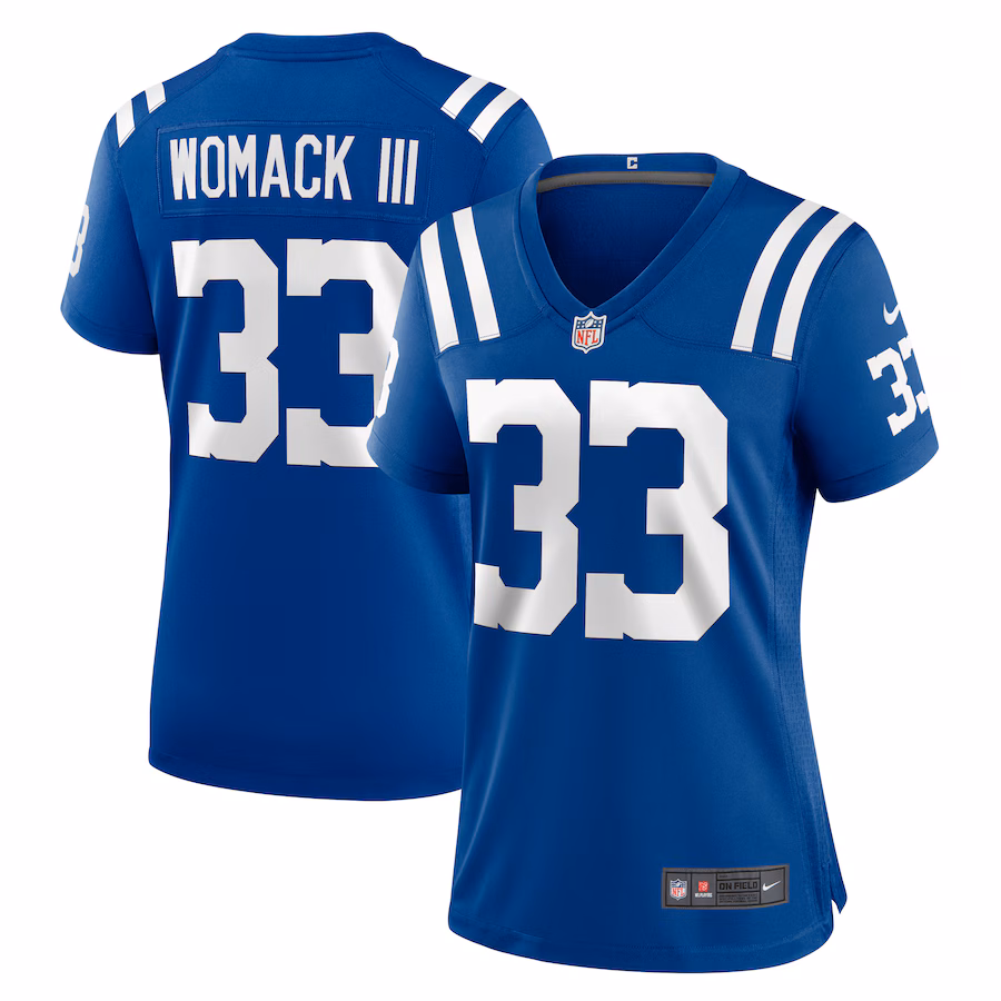 Women's Indianapolis Colts Samuel Womack III Nike Royal Game Jersey