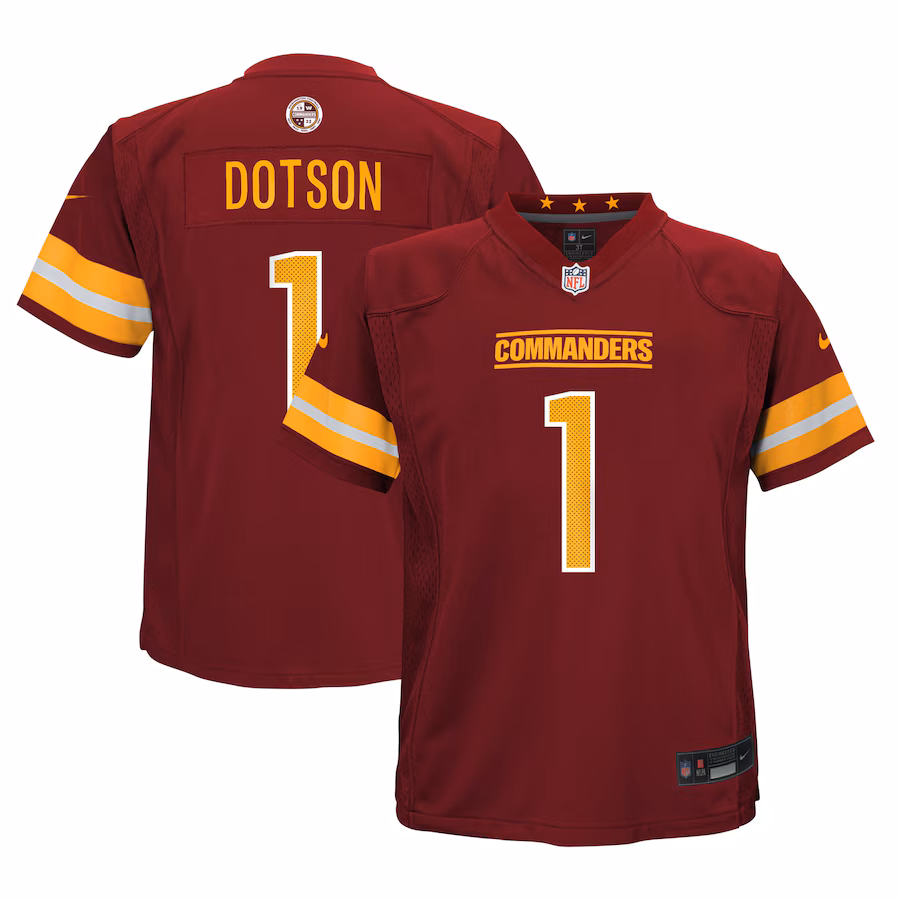 Toddler Washington Commanders Jahan Dotson Nike Burgundy Game Jersey
