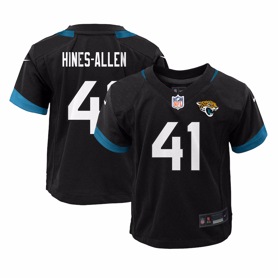 Preschool Jacksonville Jaguars Josh Hines-Allen Nike Black Alternate Player Game Jersey
