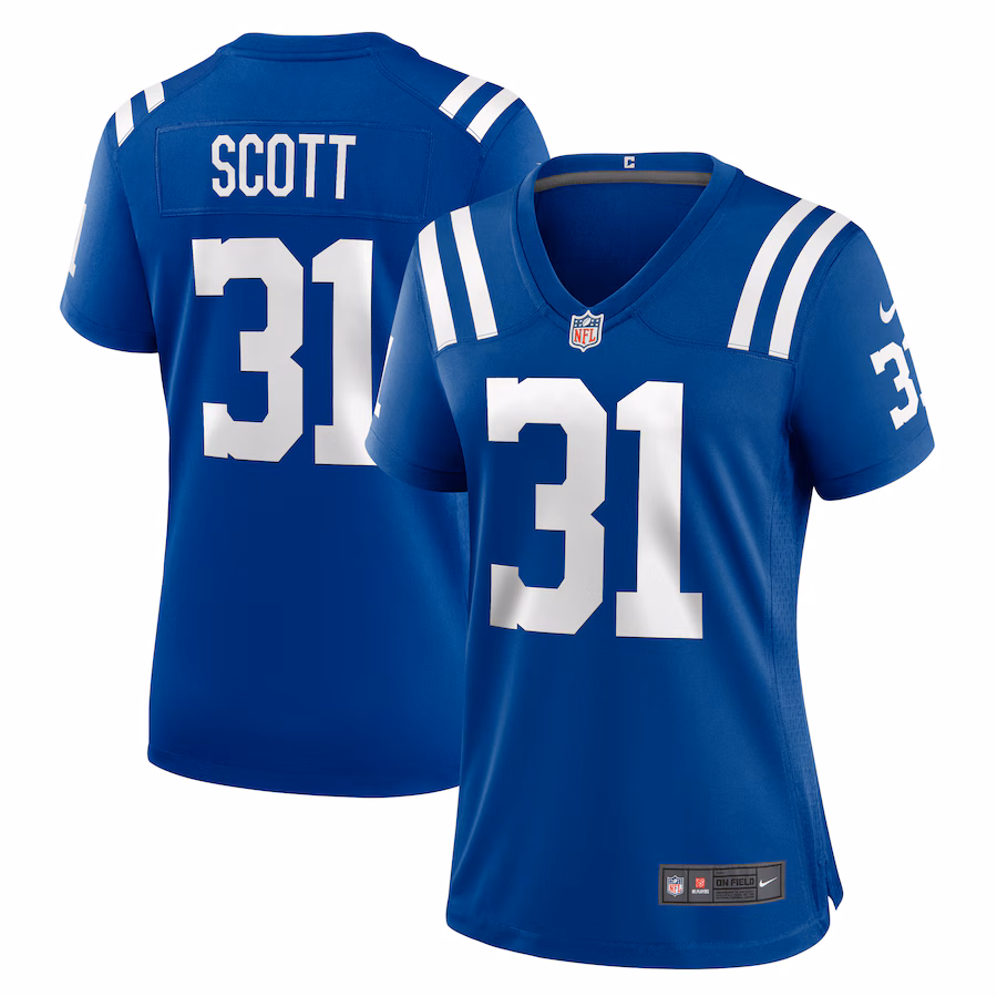 Women's Indianapolis Colts Daniel Scott Nike Royal Game Jersey