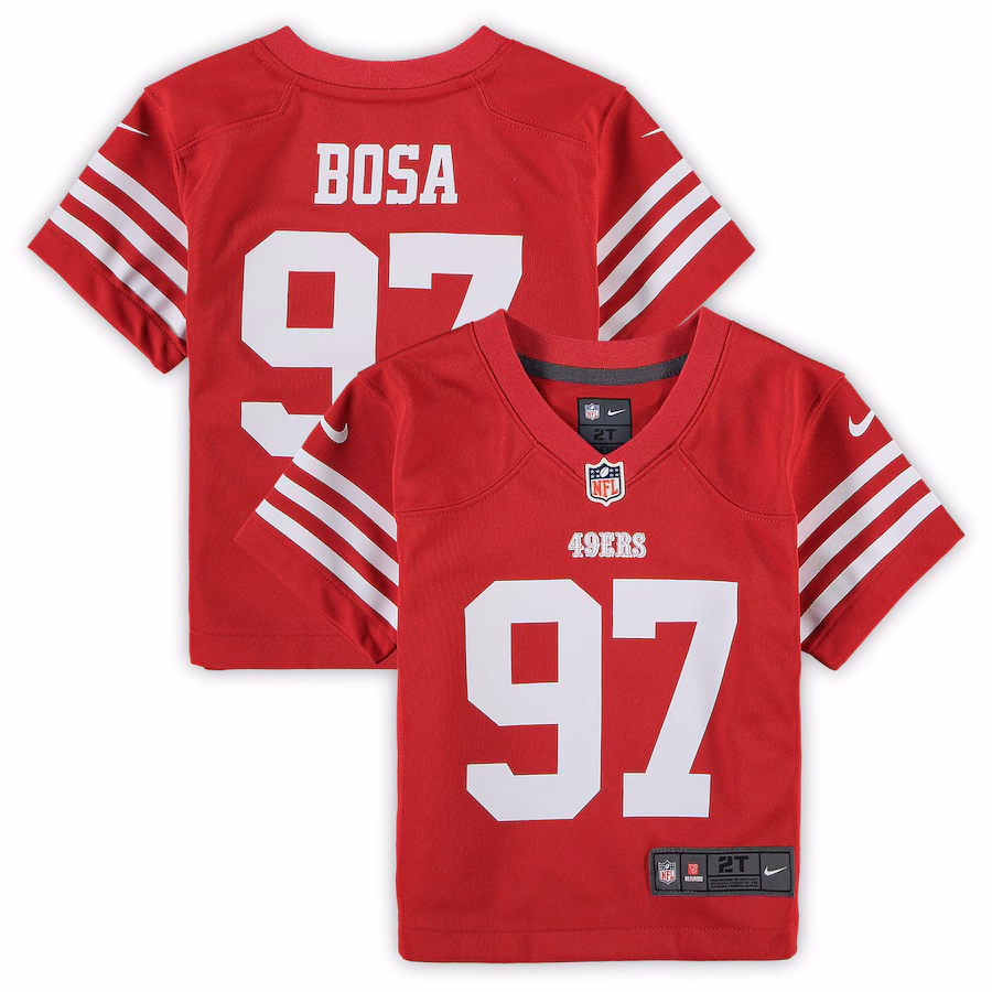 Toddler San Francisco 49ers Nick Bosa Nike Scarlet Game Jersey