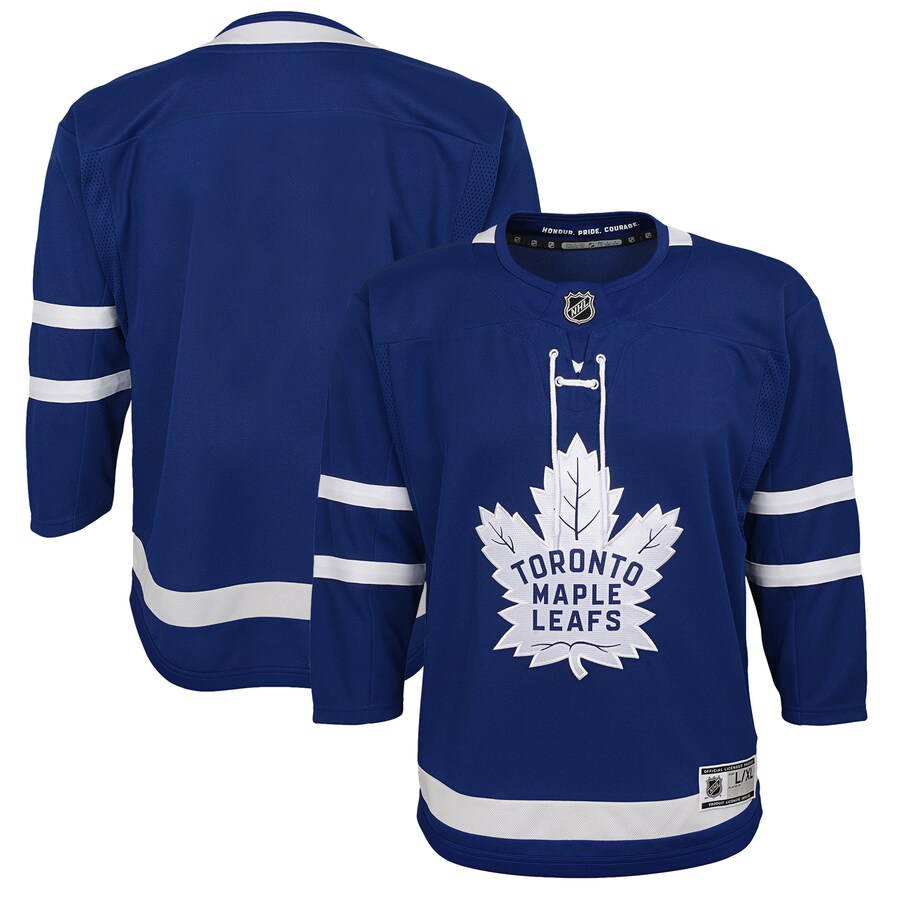 Youth Toronto Maple Leafs Blue Home Premier Jersey - Ujersey