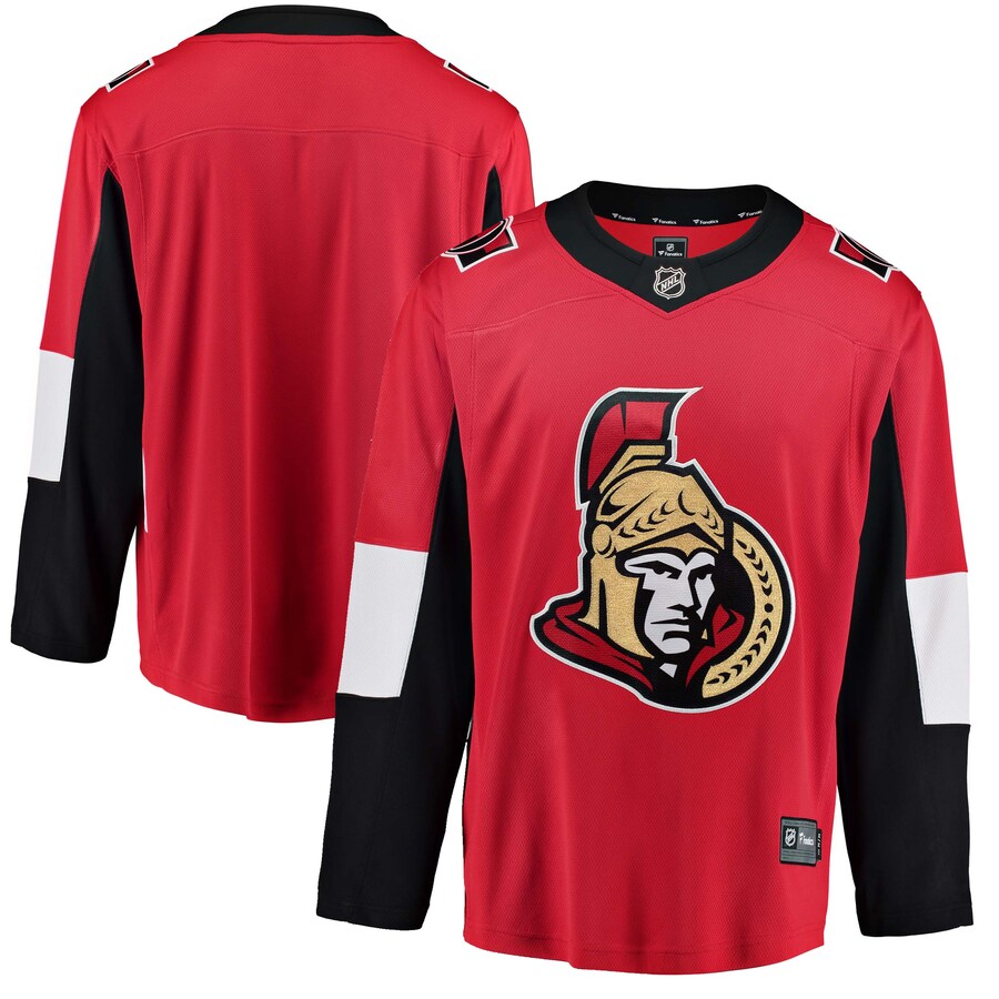 Youth Ottawa Senators Fanatics Branded Red Breakaway Home Jersey - Ujersey