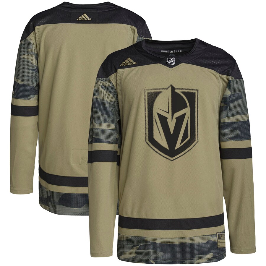 Men's Vegas Golden Knights adidas Camo Military Appreciation Team Authentic Practice Jersey - Ujersey