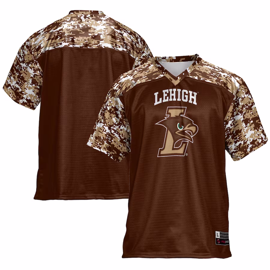 Lehigh Mountain Hawks GameDay Greats Football Jersey - Brown - Ujersey