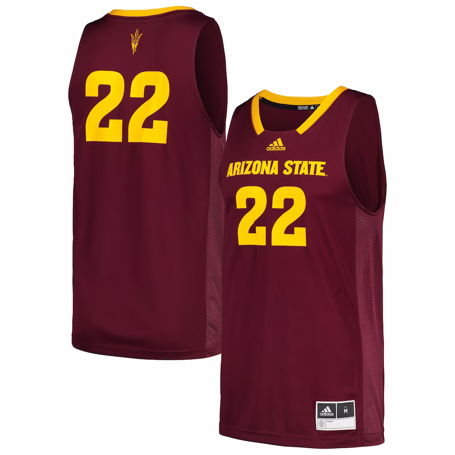 #22 Arizona State Sun Devils adidas Swingman Jersey - Maroon - Ujersey