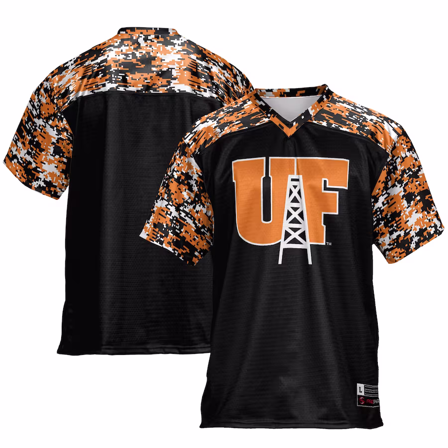 Findlay Oilers GameDay Greats Youth Camo Football Jersey - Black - Ujersey