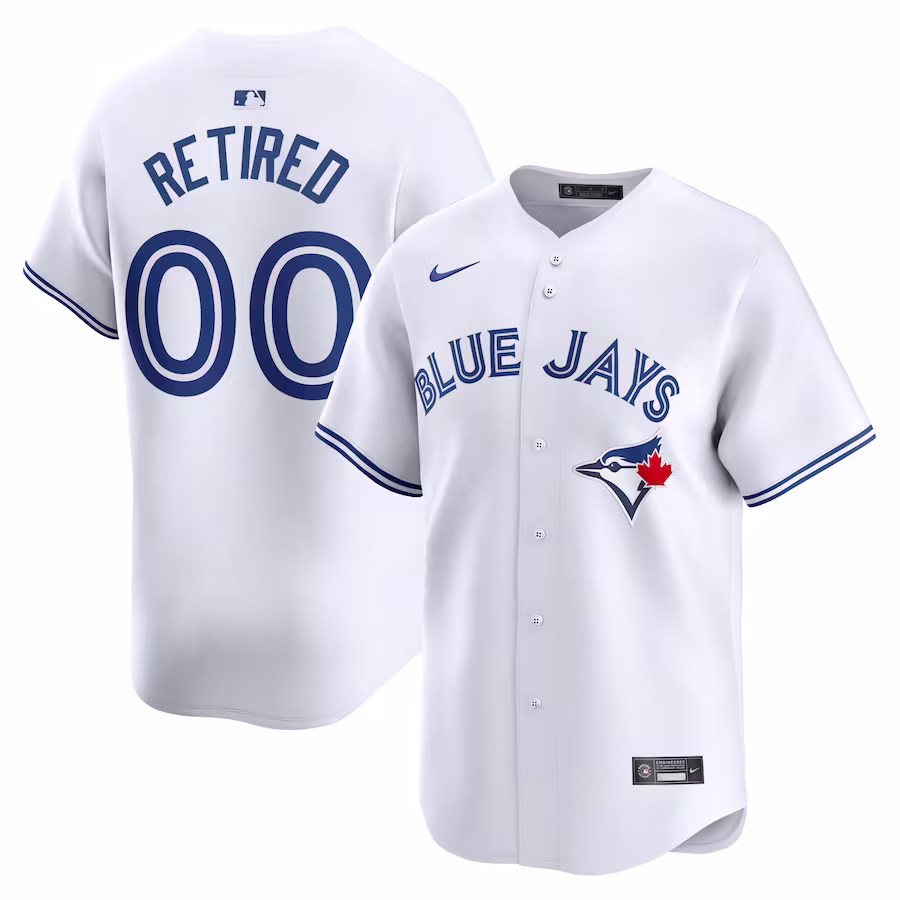 Men's Toronto Blue Jays Nike White Home Limited Pick-A-Player Retired Roster Jersey - Ujersey