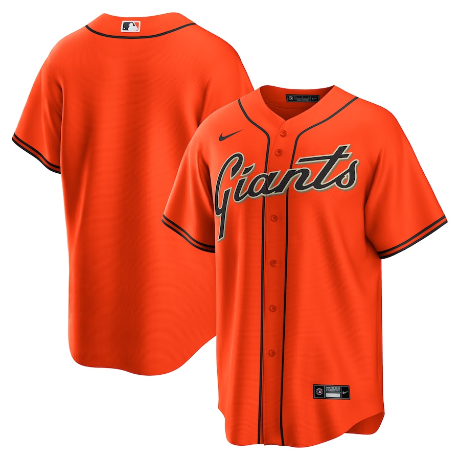 Men's San Francisco Giants Nike Orange Alternate Replica Team Jersey - Ujersey